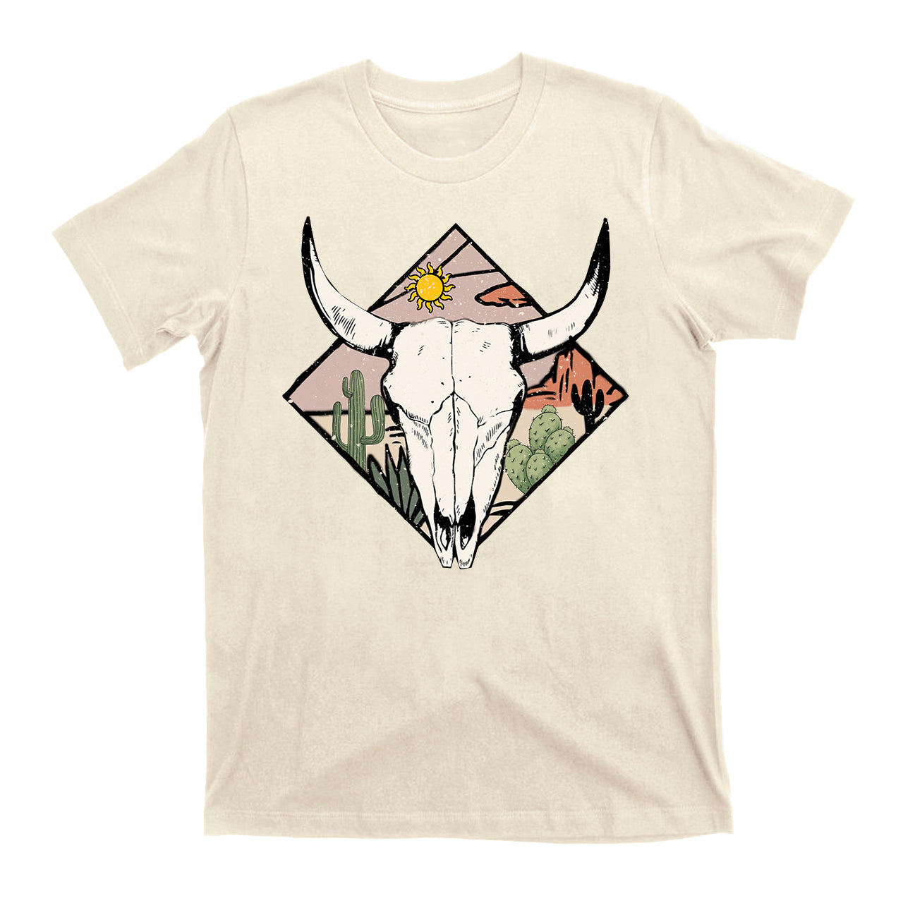 Boho Cow Skull Shirts