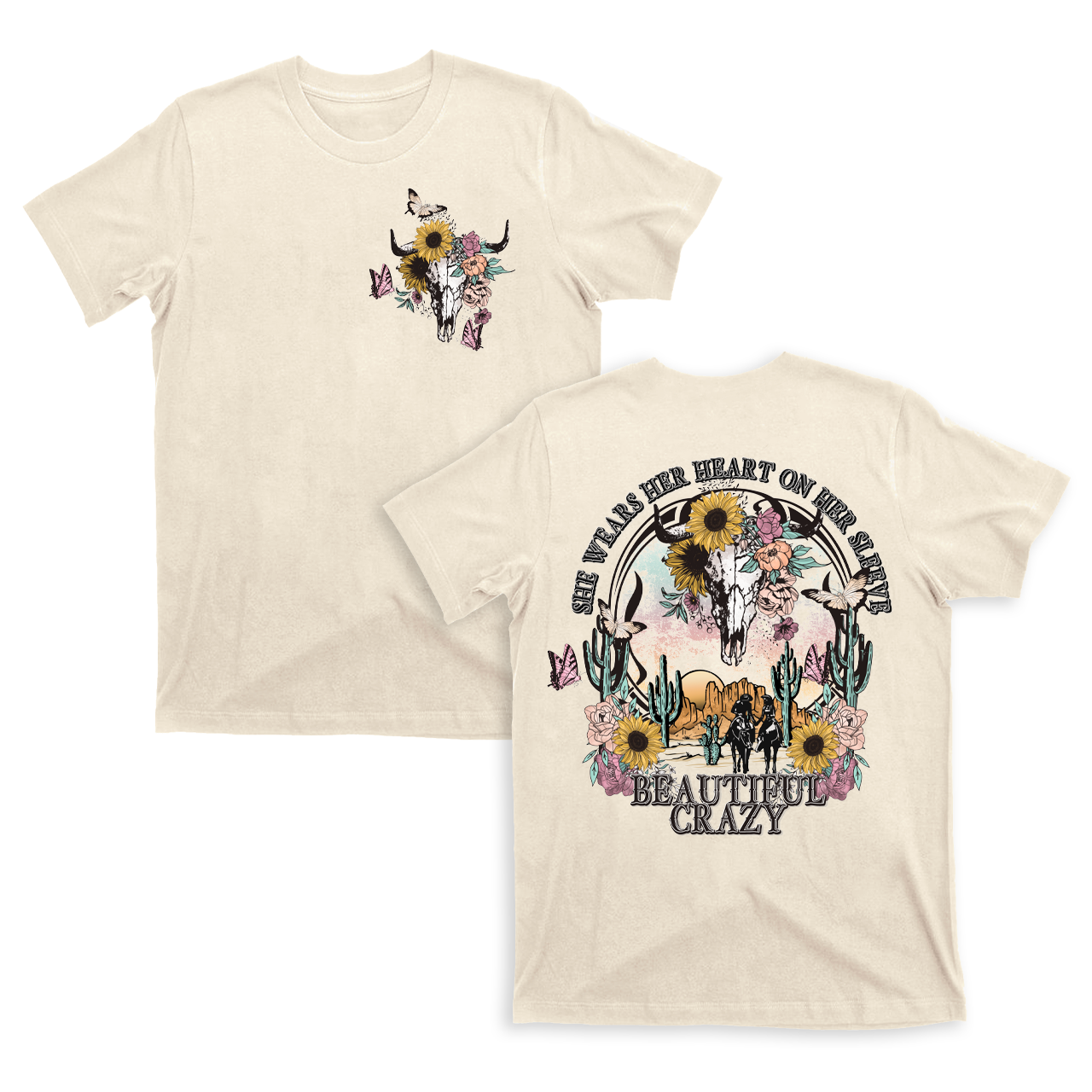 Beautiful Crazy Cowboy T-Shirts