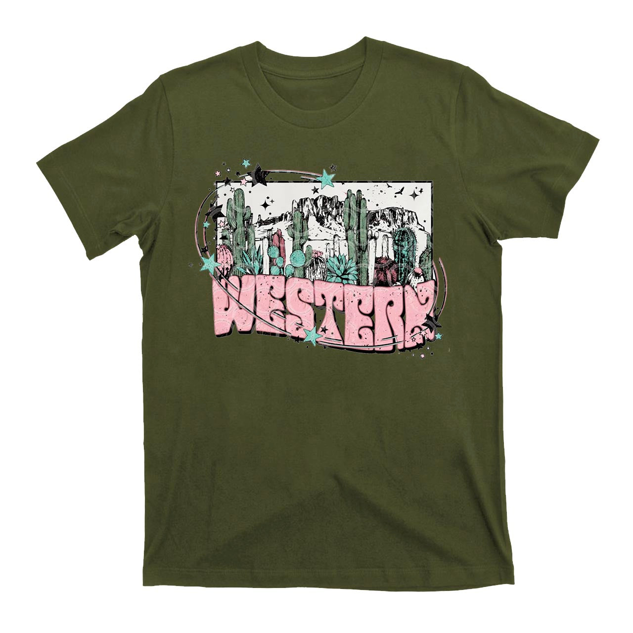 Western Desert Drifter Country Cowboy T-Shirts