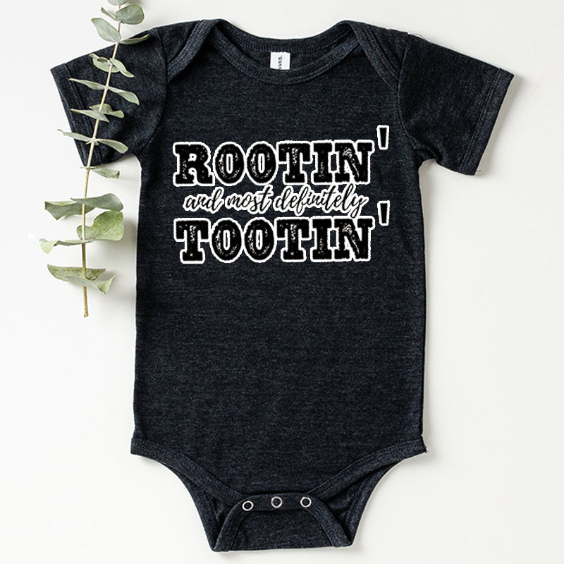 Rootin And Most Definitely Tootin Baby Bodysuit