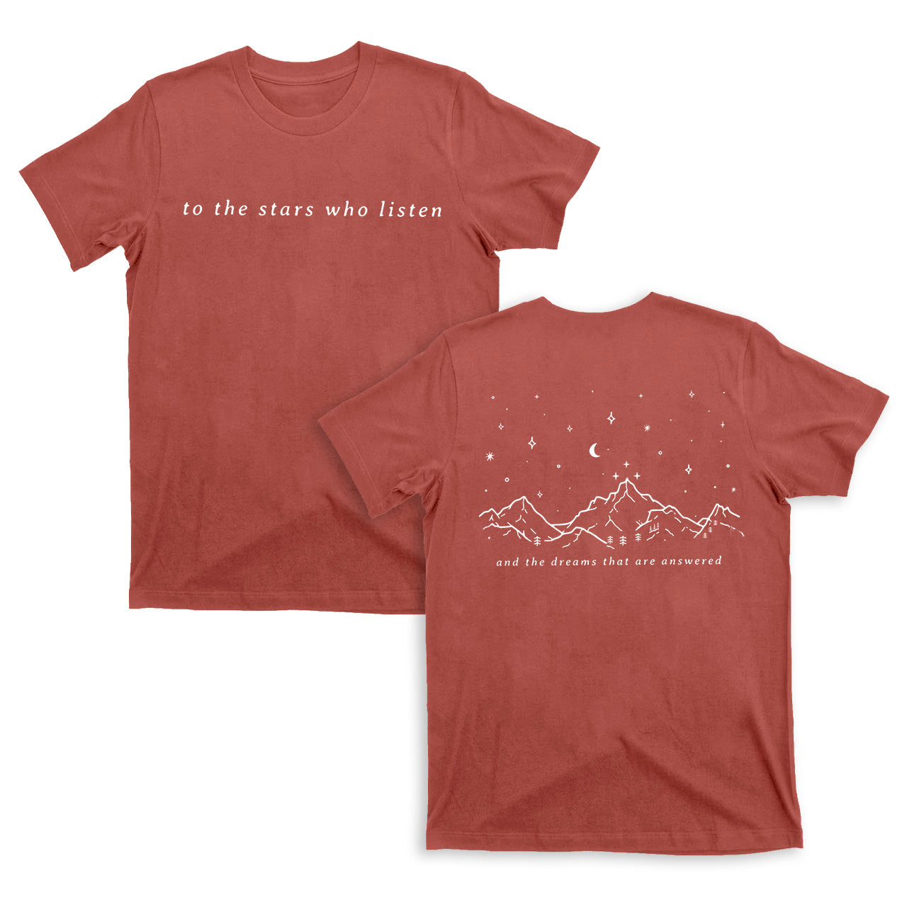 To The Stars Who Listen Western Cowboy T-shirts