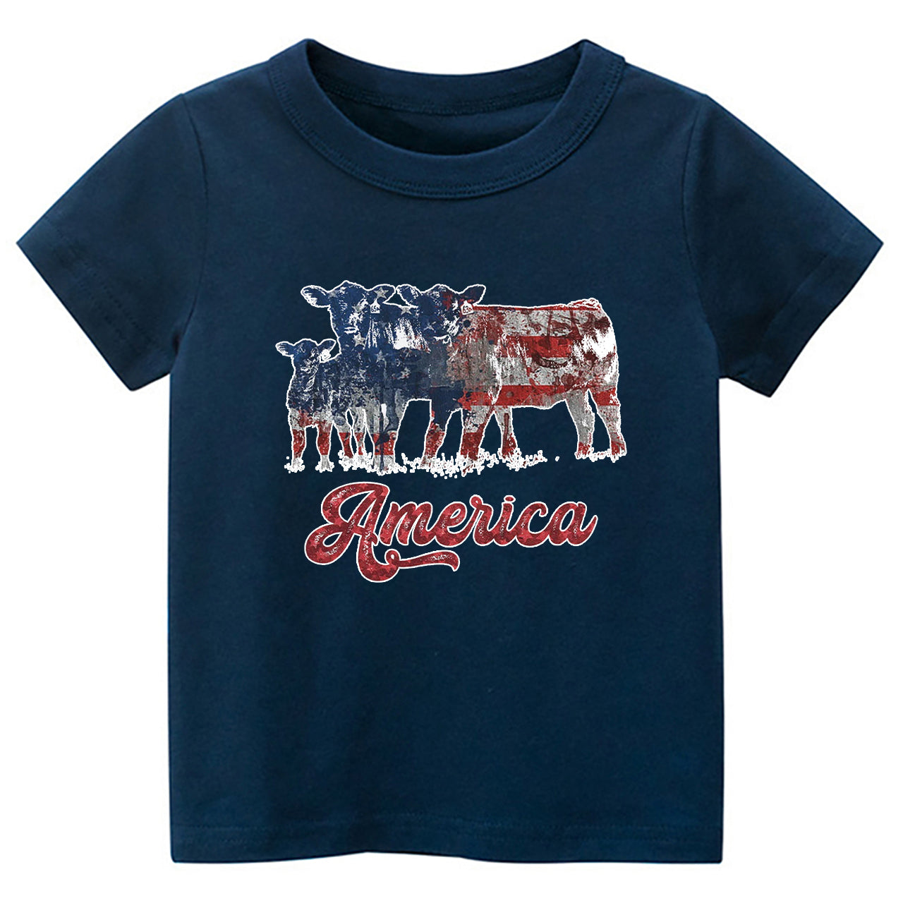 America 4th Of July Memorial Day Kids T-shirt