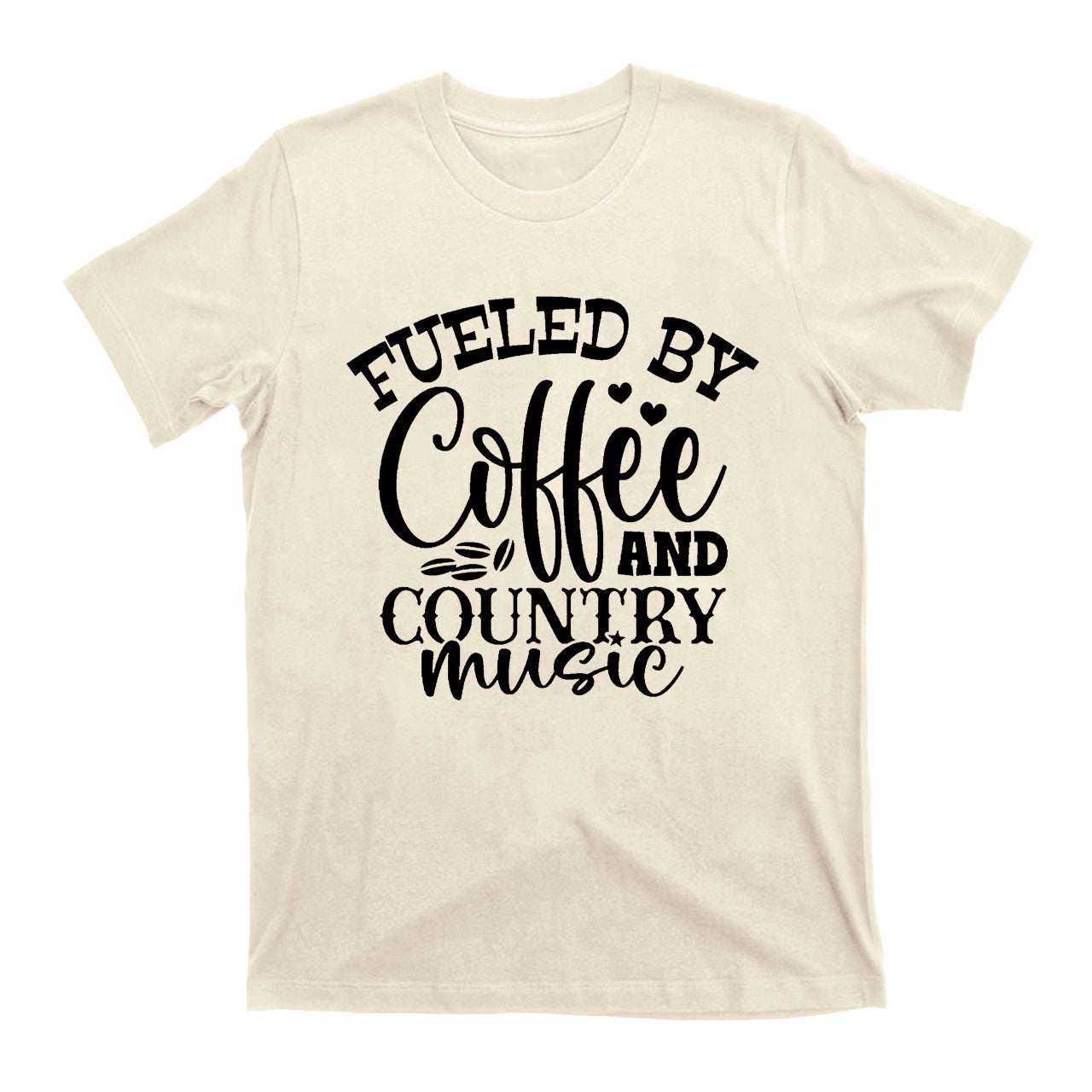Fueled By Coffee And Country Music Cowboy T-Shirts