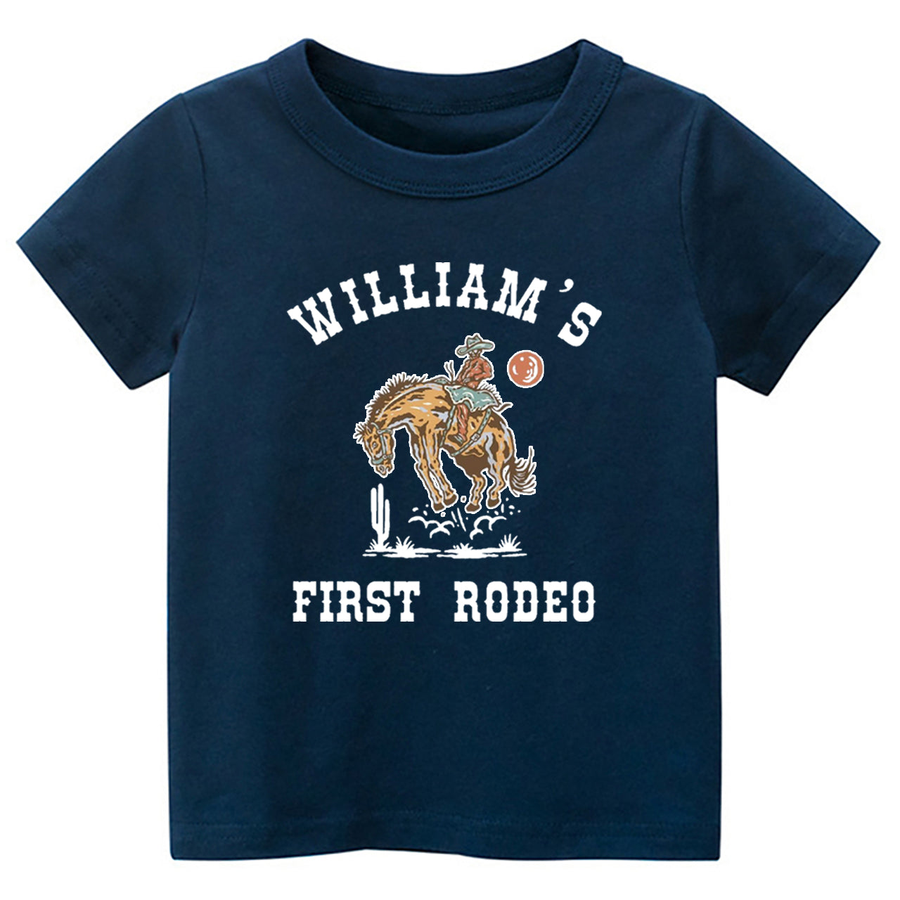 Customized My First Rodeo Kids T-shirt