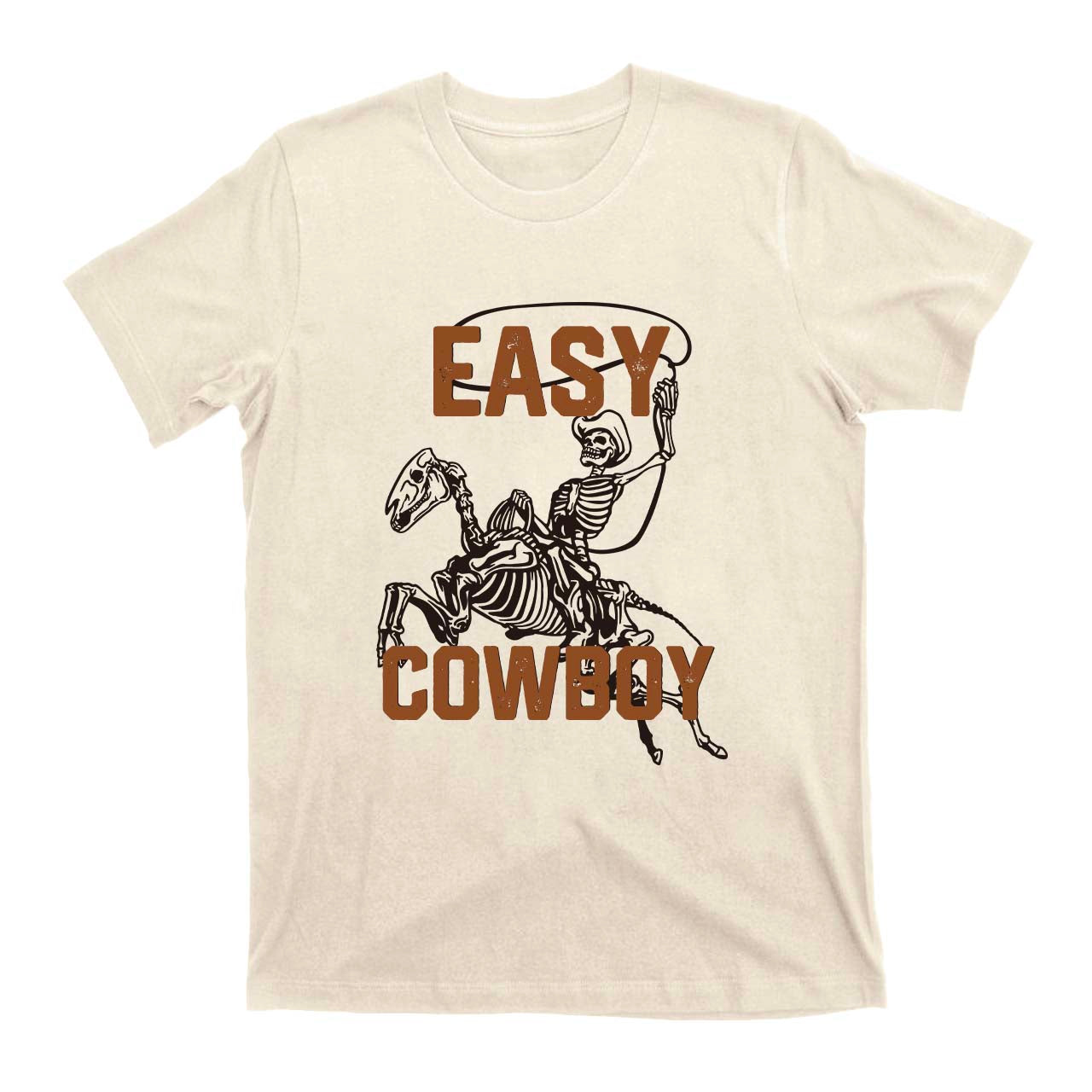 Easy Cowboy Skeleton Cowboy T-Shirts