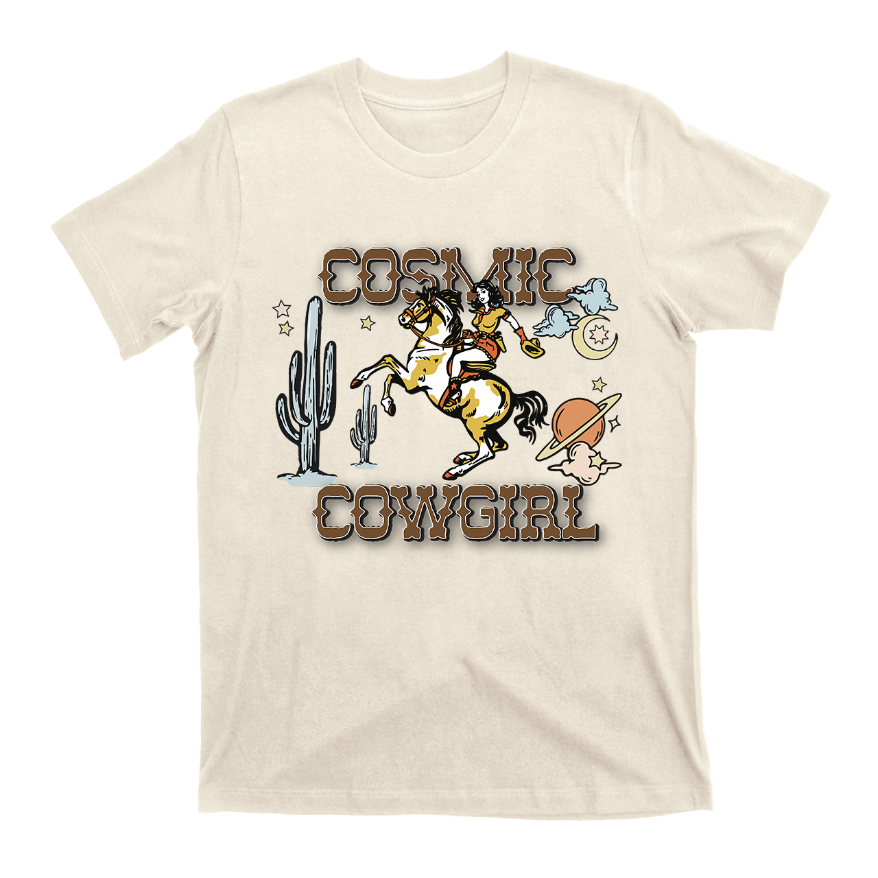 Cosmic Western Cowgirl T-Shirts