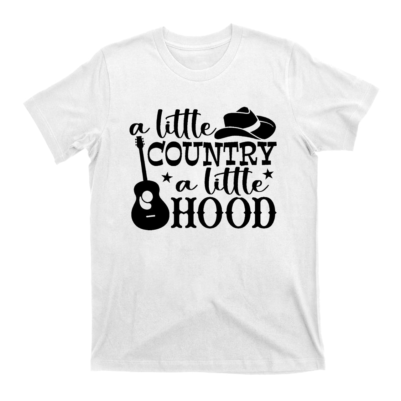 A Little Country A Little Hood Cowboy T-Shirts