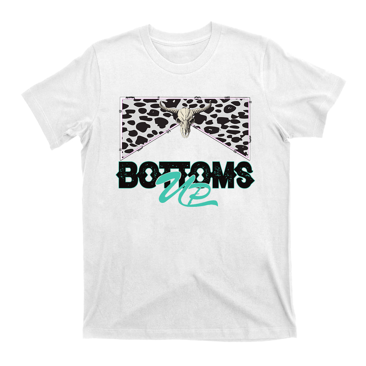 Bottom Up Cowboy Western T-Shirt