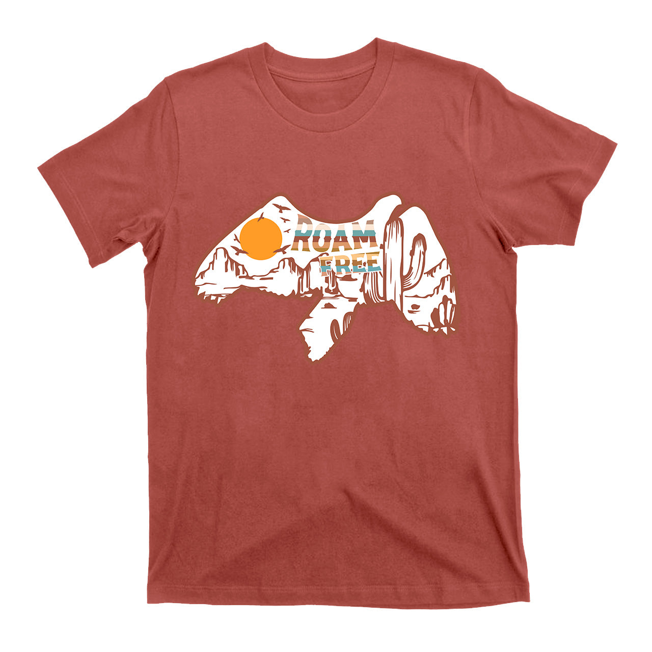 Roam Free Cowboy Independence Day T-Shirt