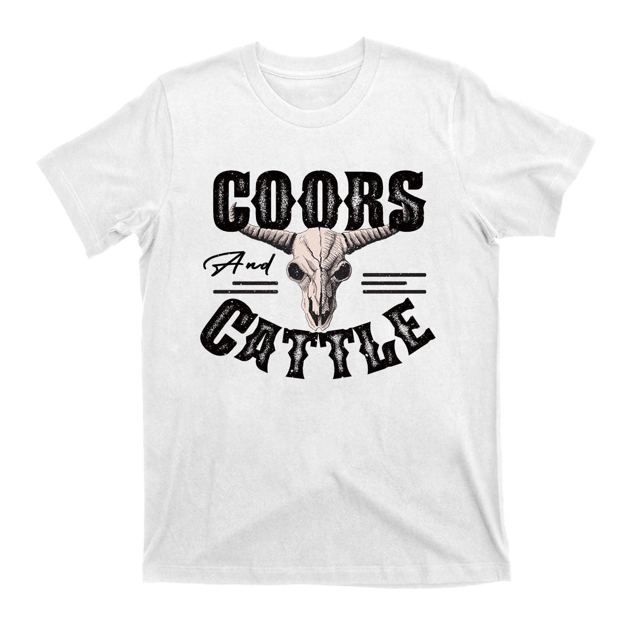 Coors And Cattle Cowboy T-Shirts