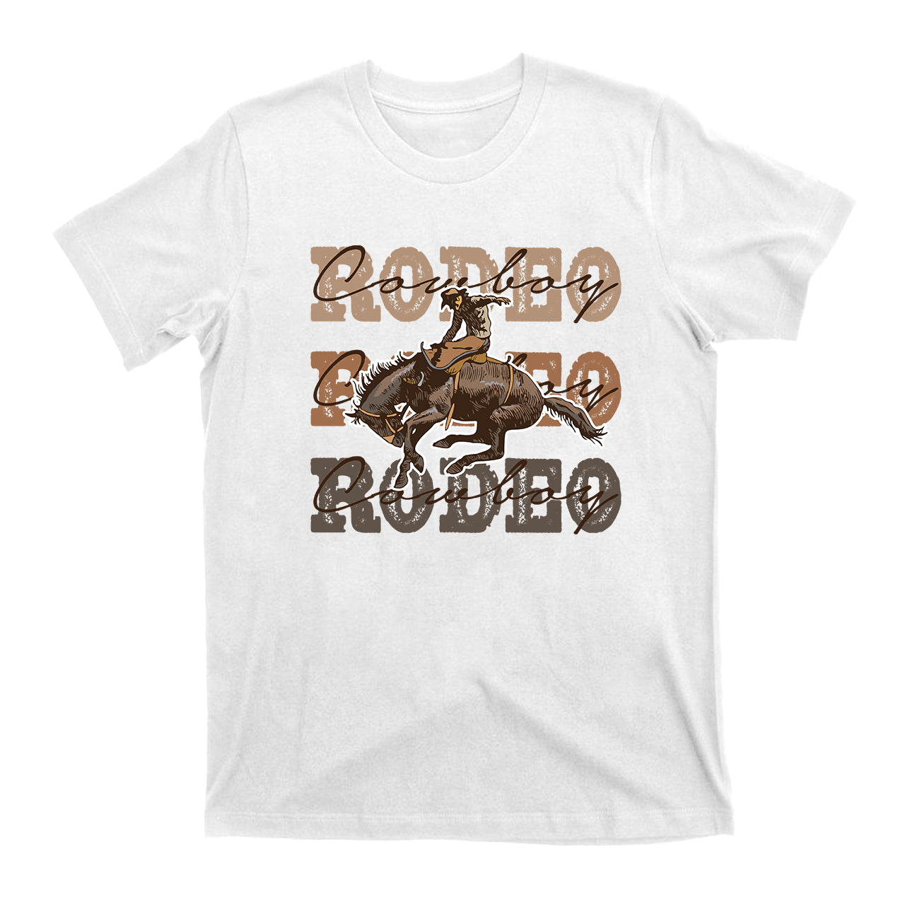 Cowboy Horse Riding Vintage Rodeo T-Shirts