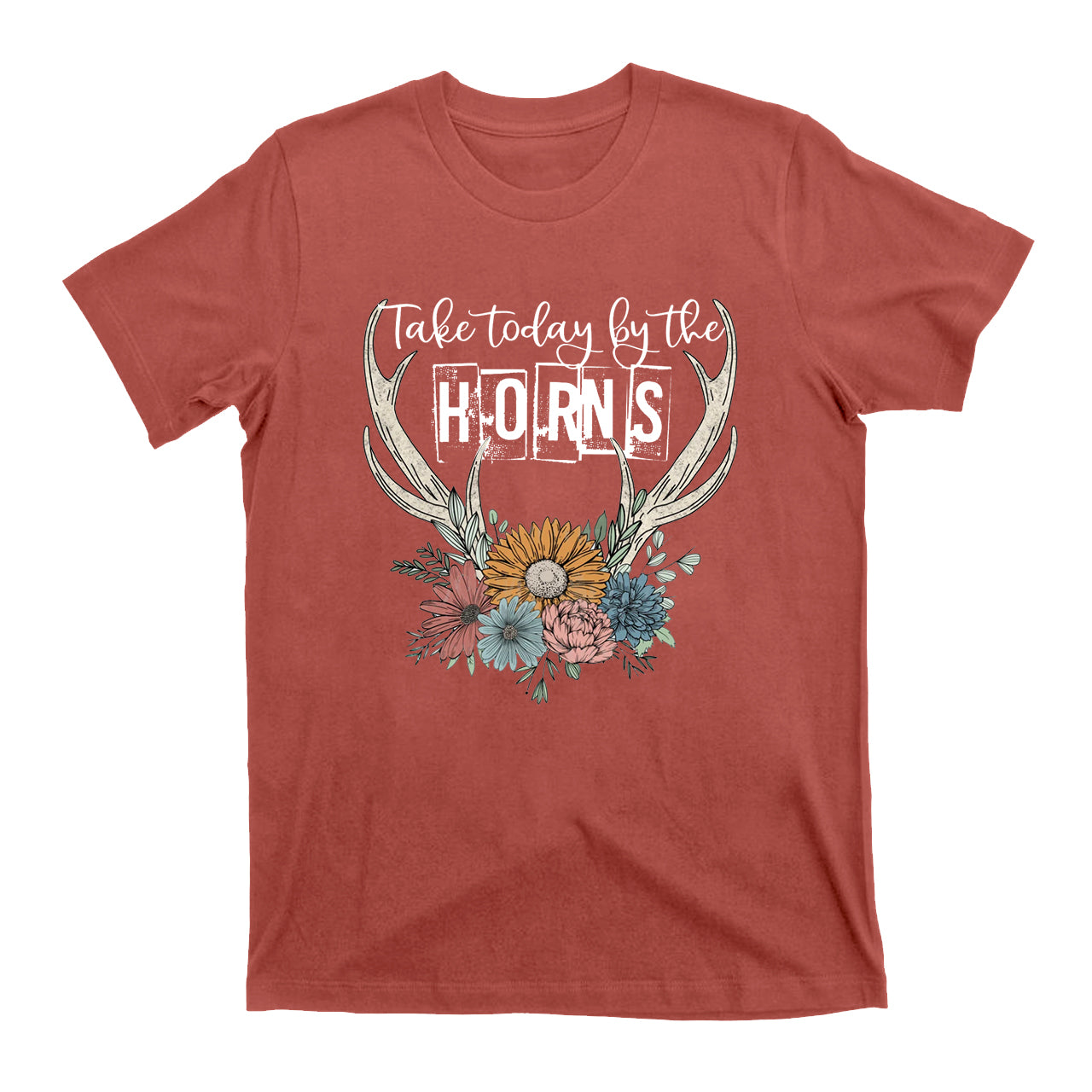 Take Today By The Horns Cowboy T-Shirts