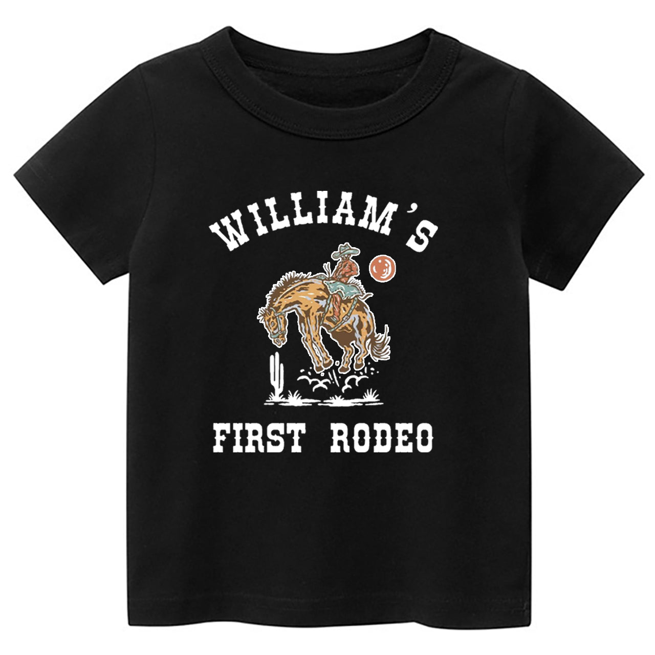 Customized My First Rodeo Kids T-shirt