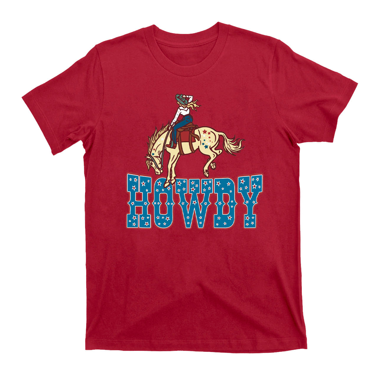 Howdy America Cowgirl Retro Cowboy T-Shirts