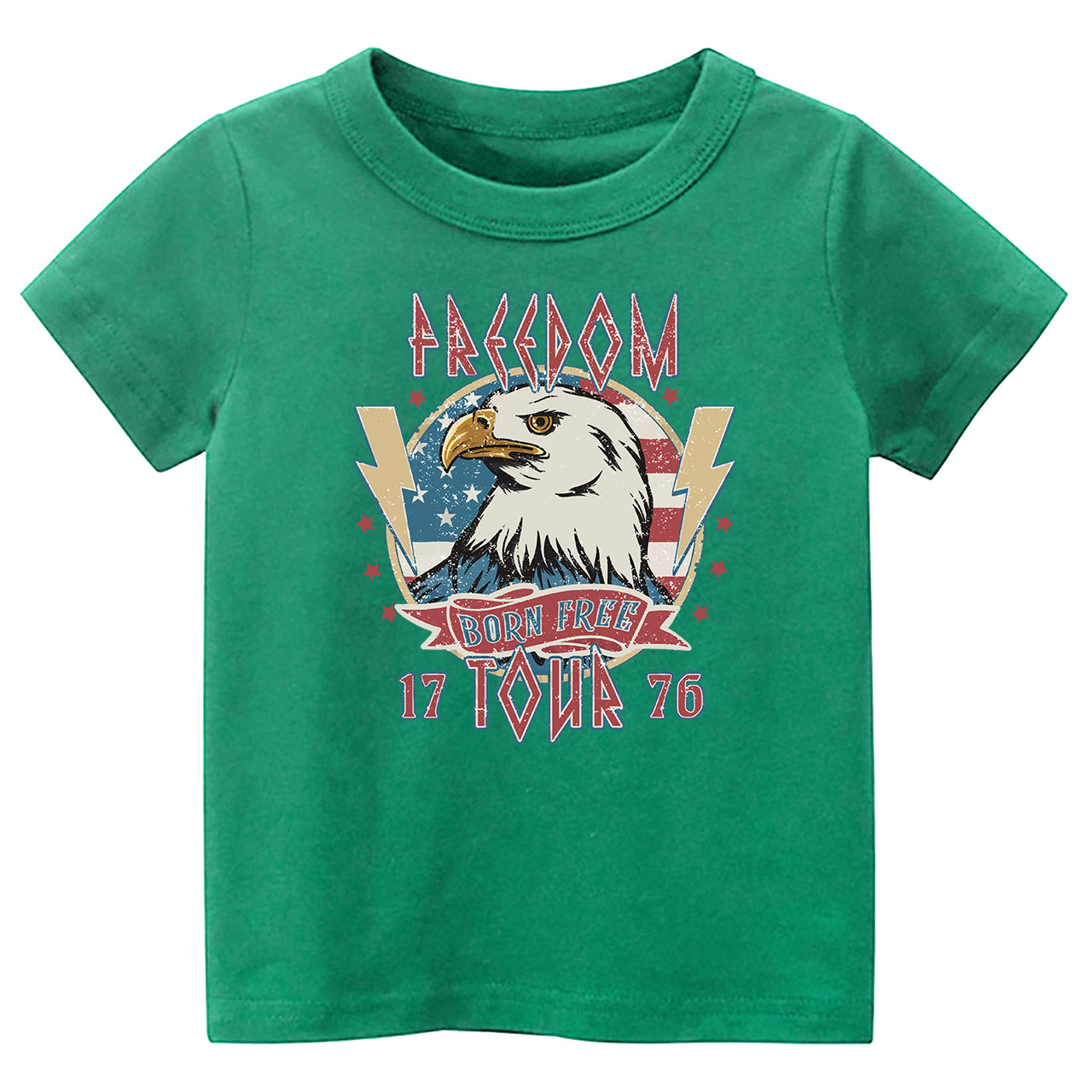 Freedom Born Free 1776 Tour Kids T-shirt