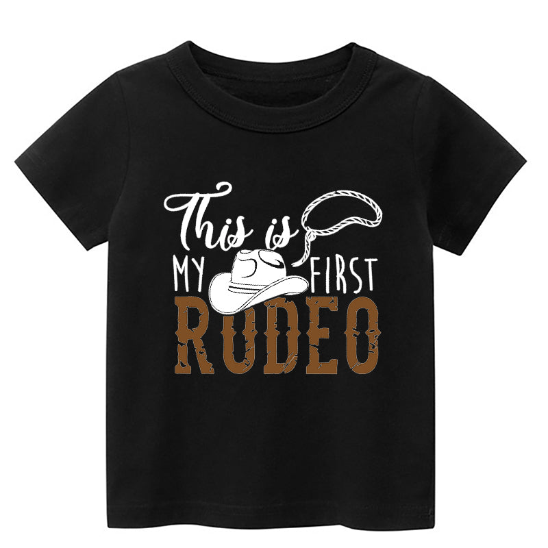 This Is My First Rodeo Kids T-shirt