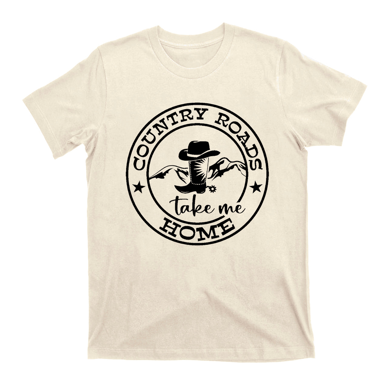 Country Roads Take Me Home Cowboy T-Shirts