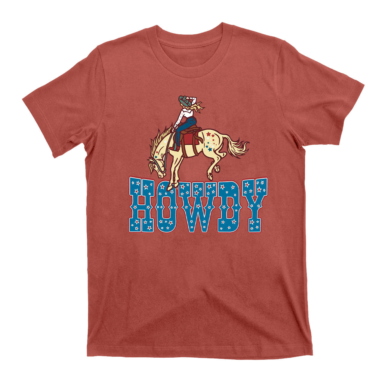 Howdy America Cowgirl Retro Cowboy T-Shirts