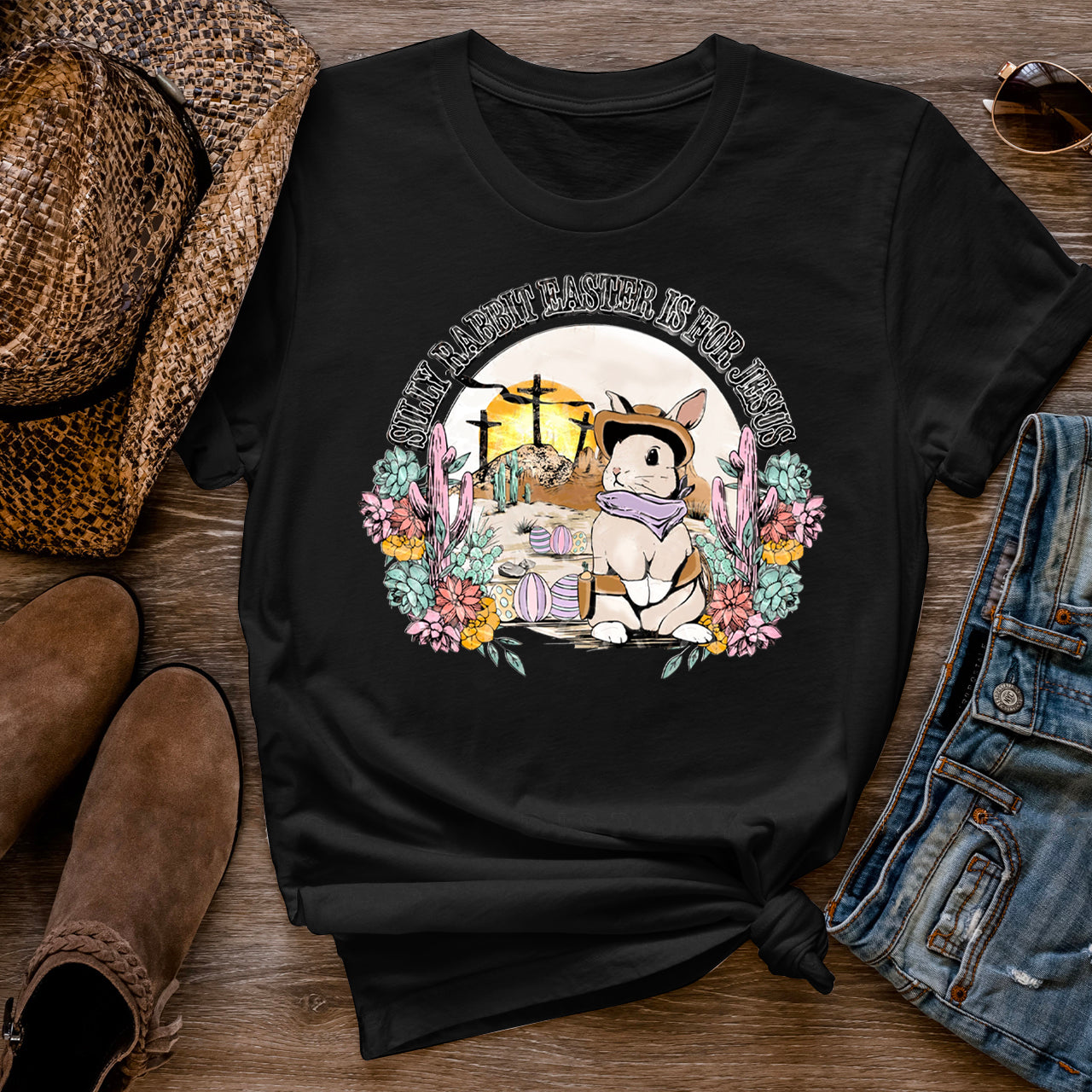 Silly Rabbit Easter Is For Jesus Shirts