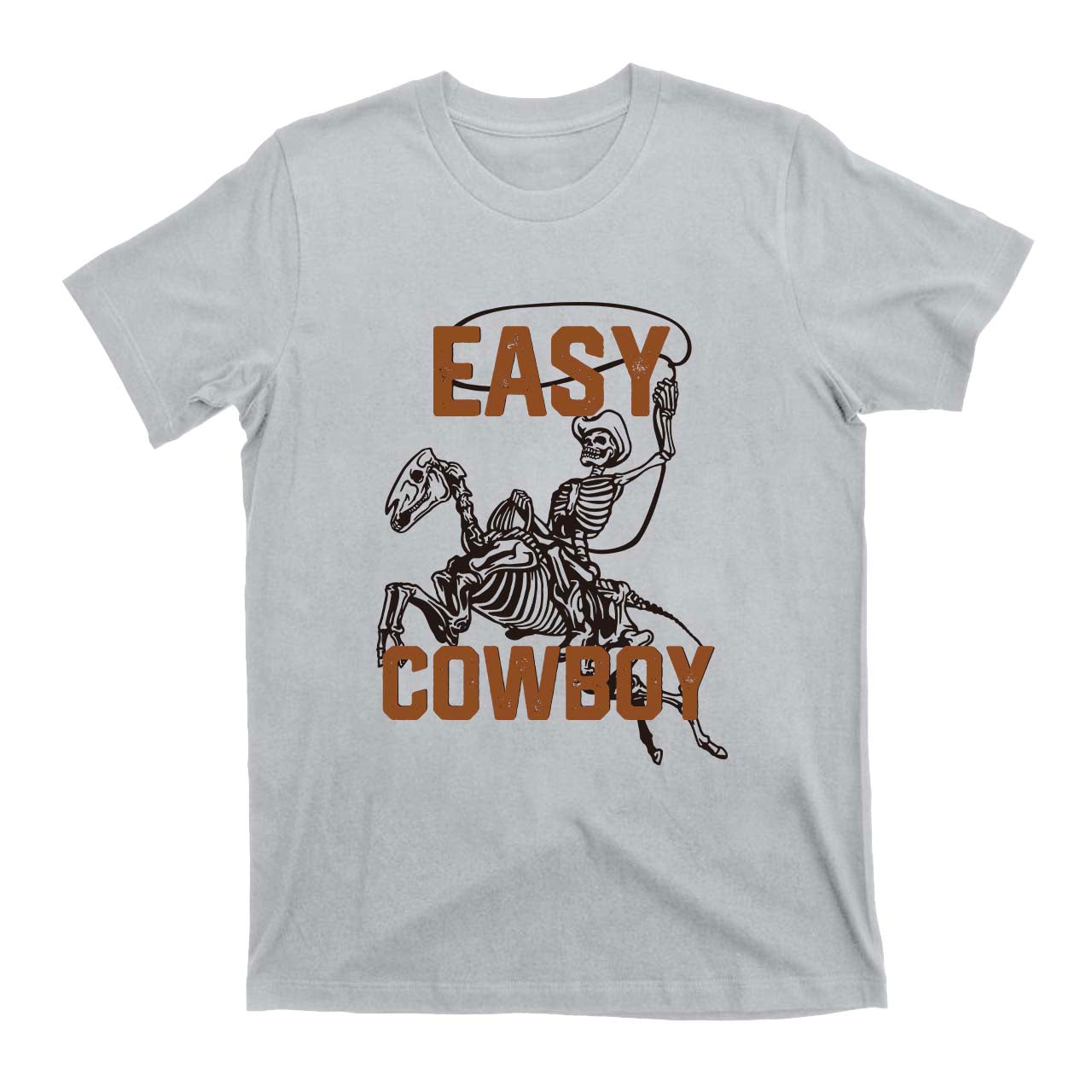 Easy Cowboy Skeleton Cowboy T-Shirts