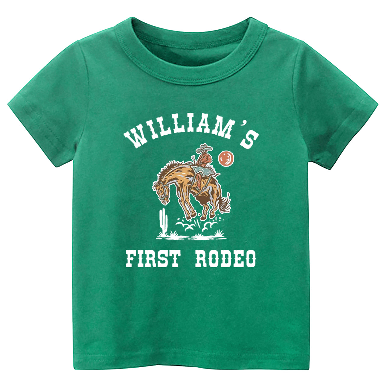 Customized My First Rodeo Kids T-shirt