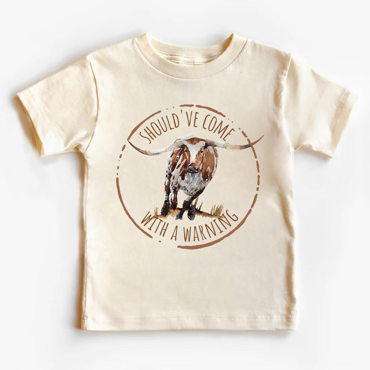 Should've Come With A Warning Kids T-shirt