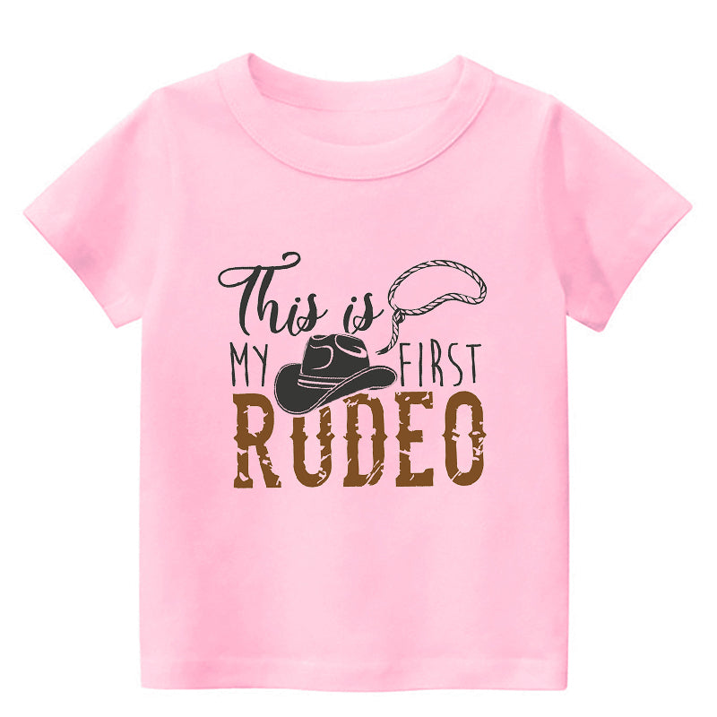 This Is My First Rodeo Kids T-shirt