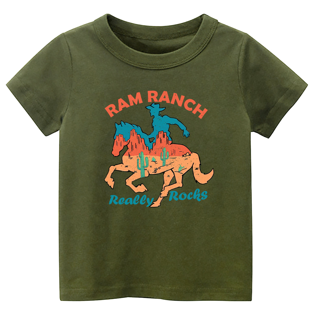 Ram Ranch Really Rocks Kids T-shirt