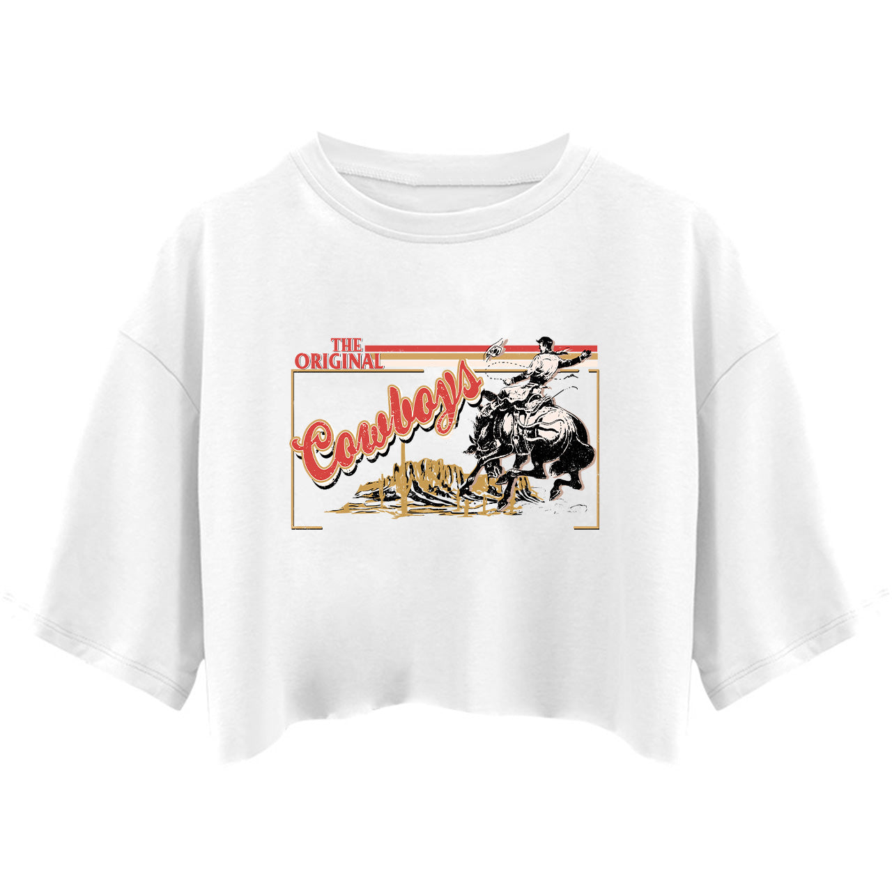 Coors,The Rodeo of Cowboy Crop Top
