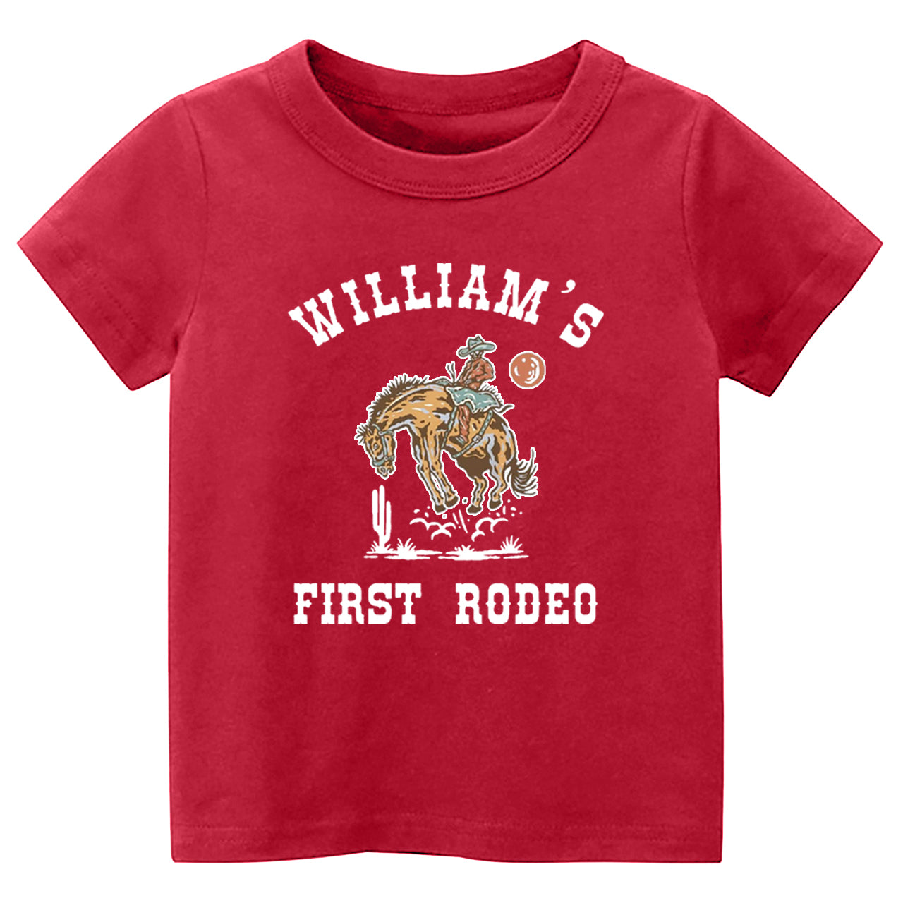 Customized My First Rodeo Kids T-shirt