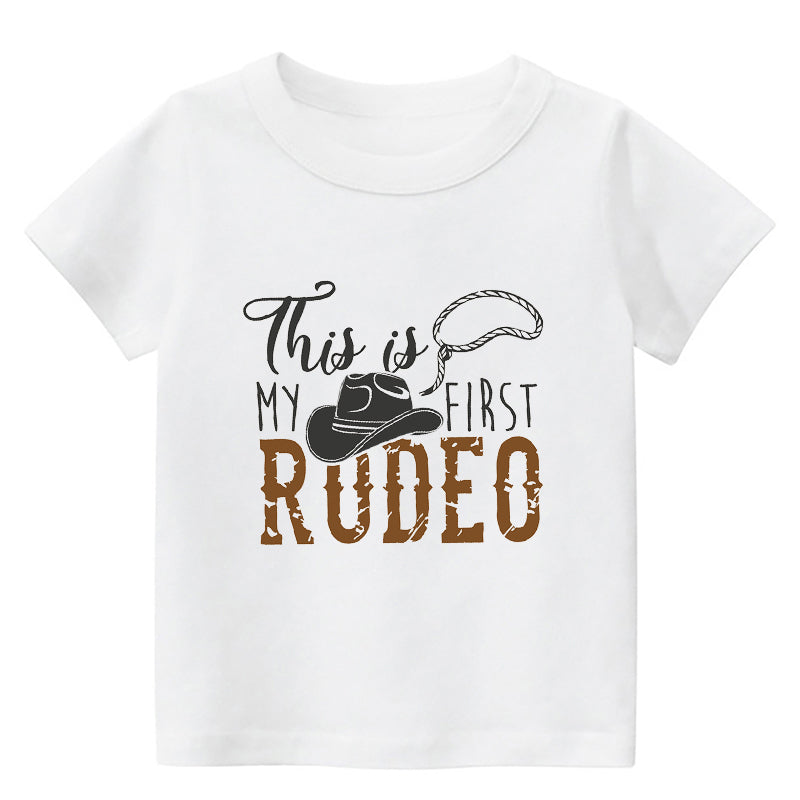 This Is My First Rodeo Kids T-shirt