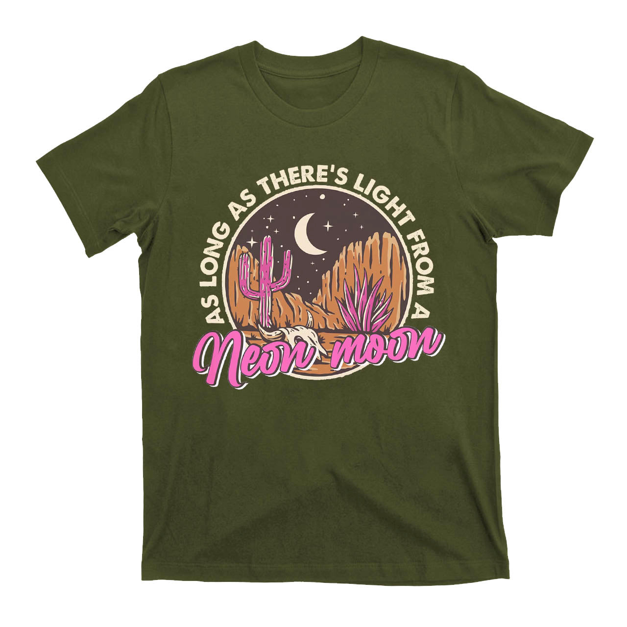 There's Light From Neon Moon Cowboy T-Shirts