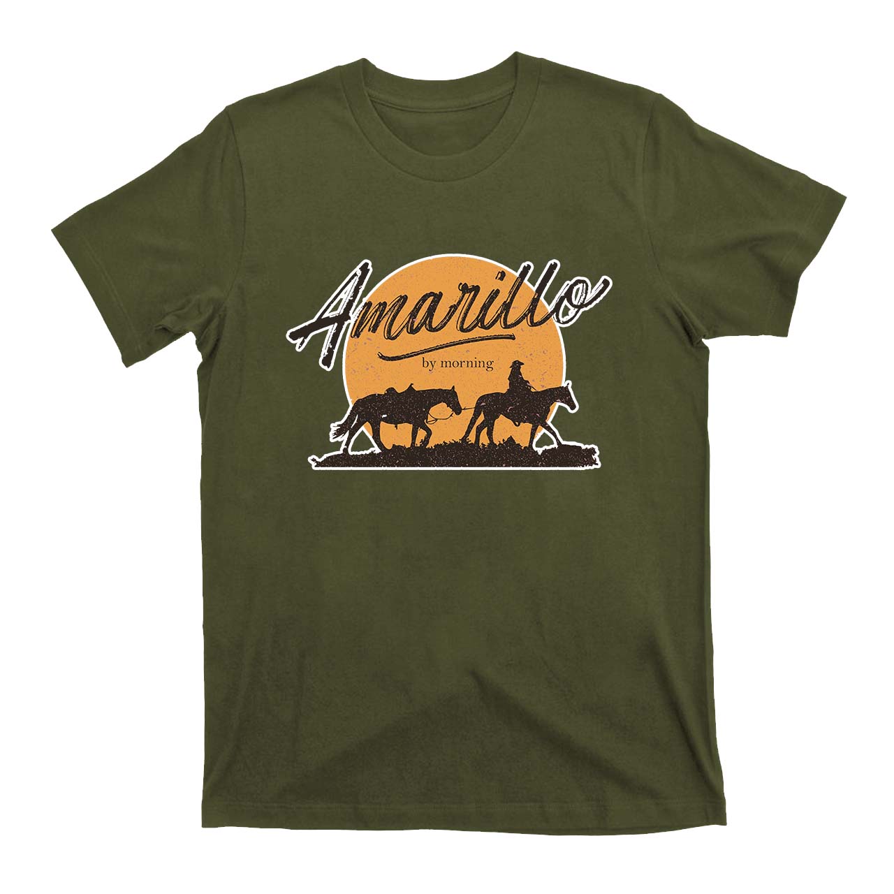 Amarillo By Morning Cowboy T-Shirts