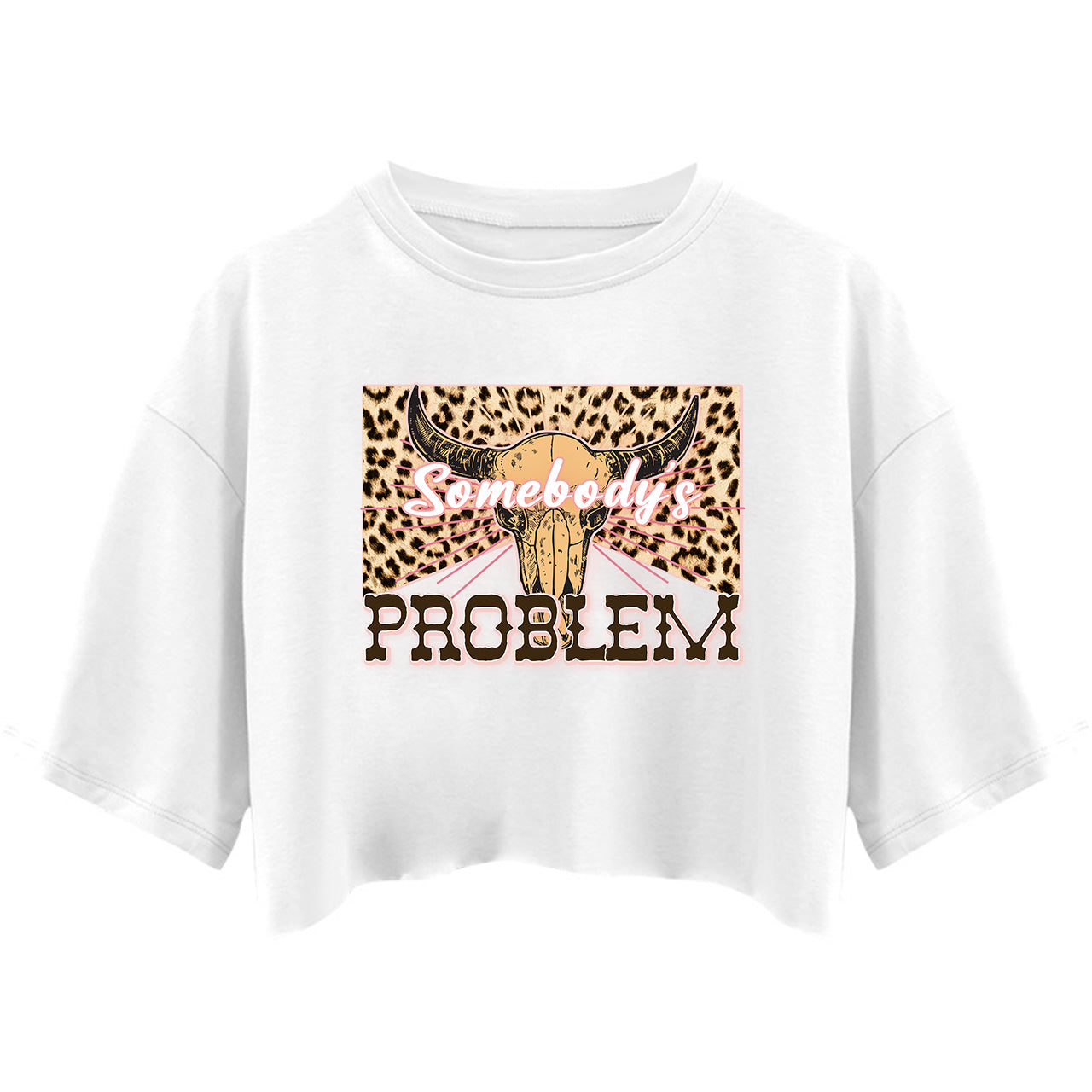 Somebodys Problem Leopard Printed Top Somebodys Problem Leopard Printed Top