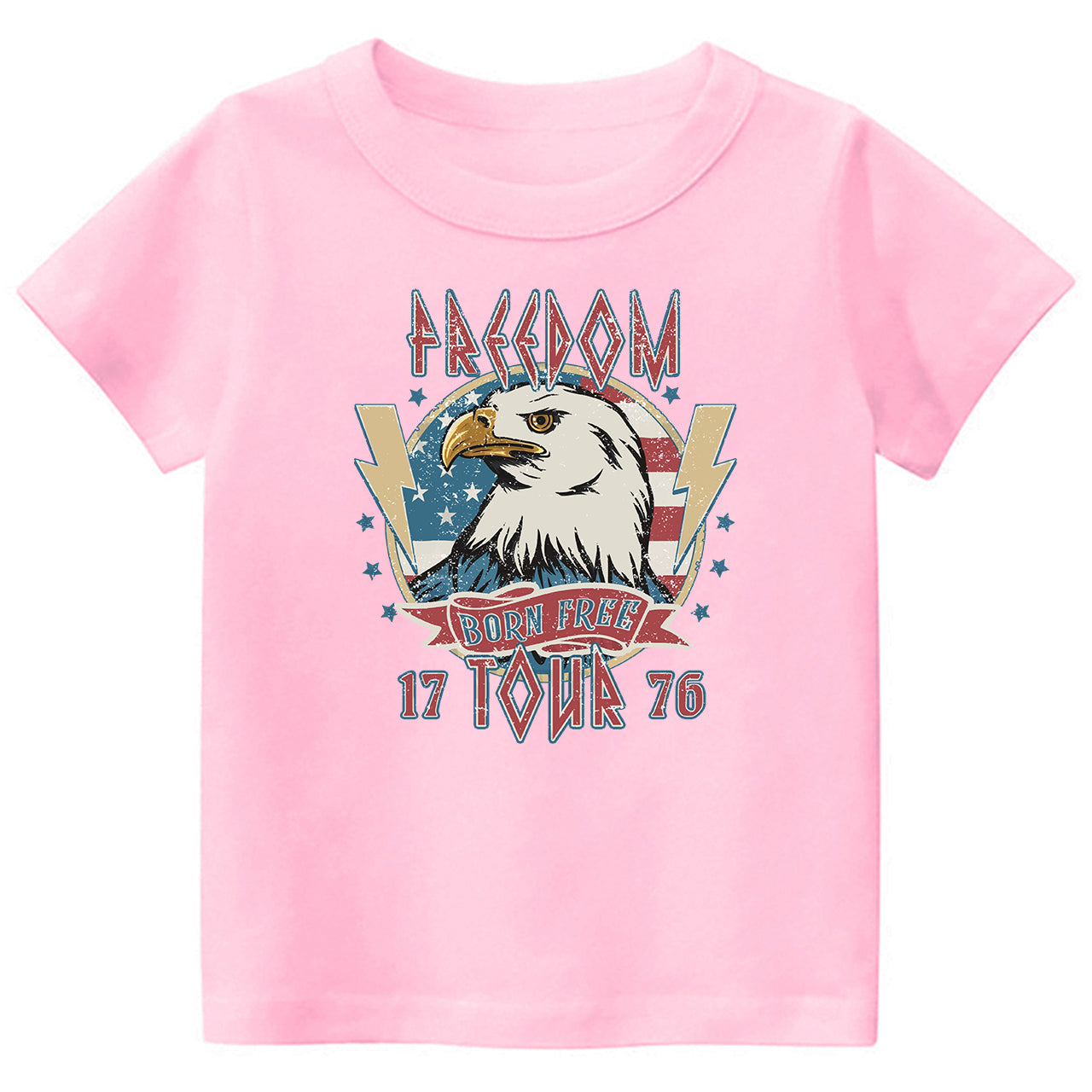 Freedom Born Free 1776 Tour Kids T-shirt