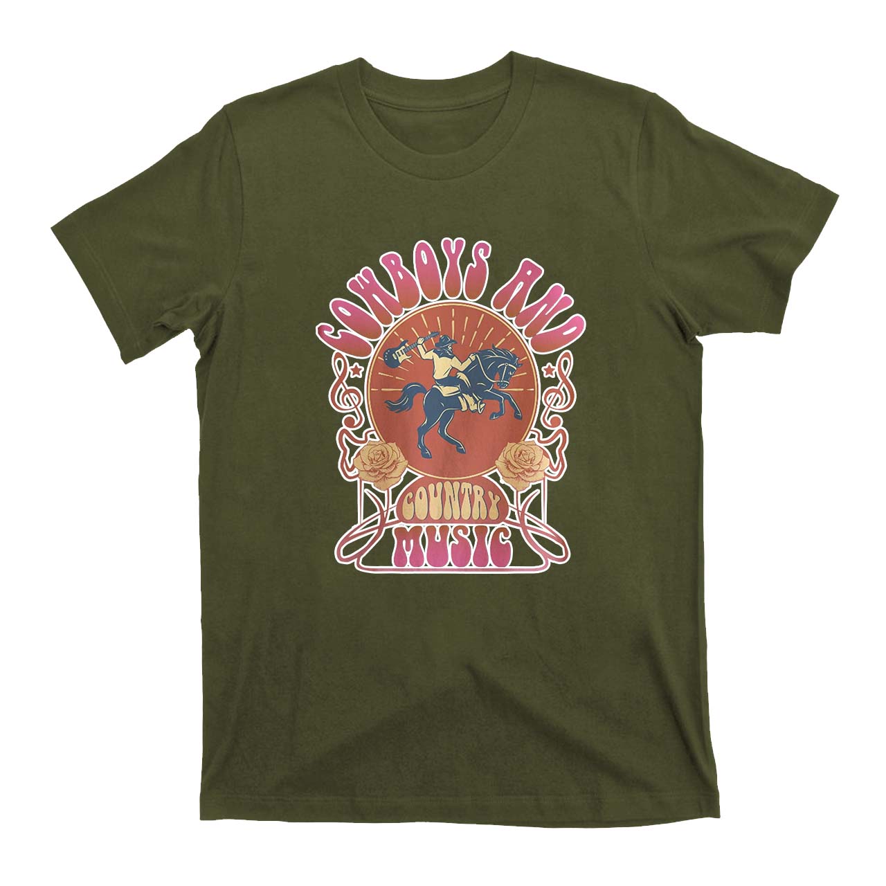 Cowboys And Country Music Cowboy T-Shirts