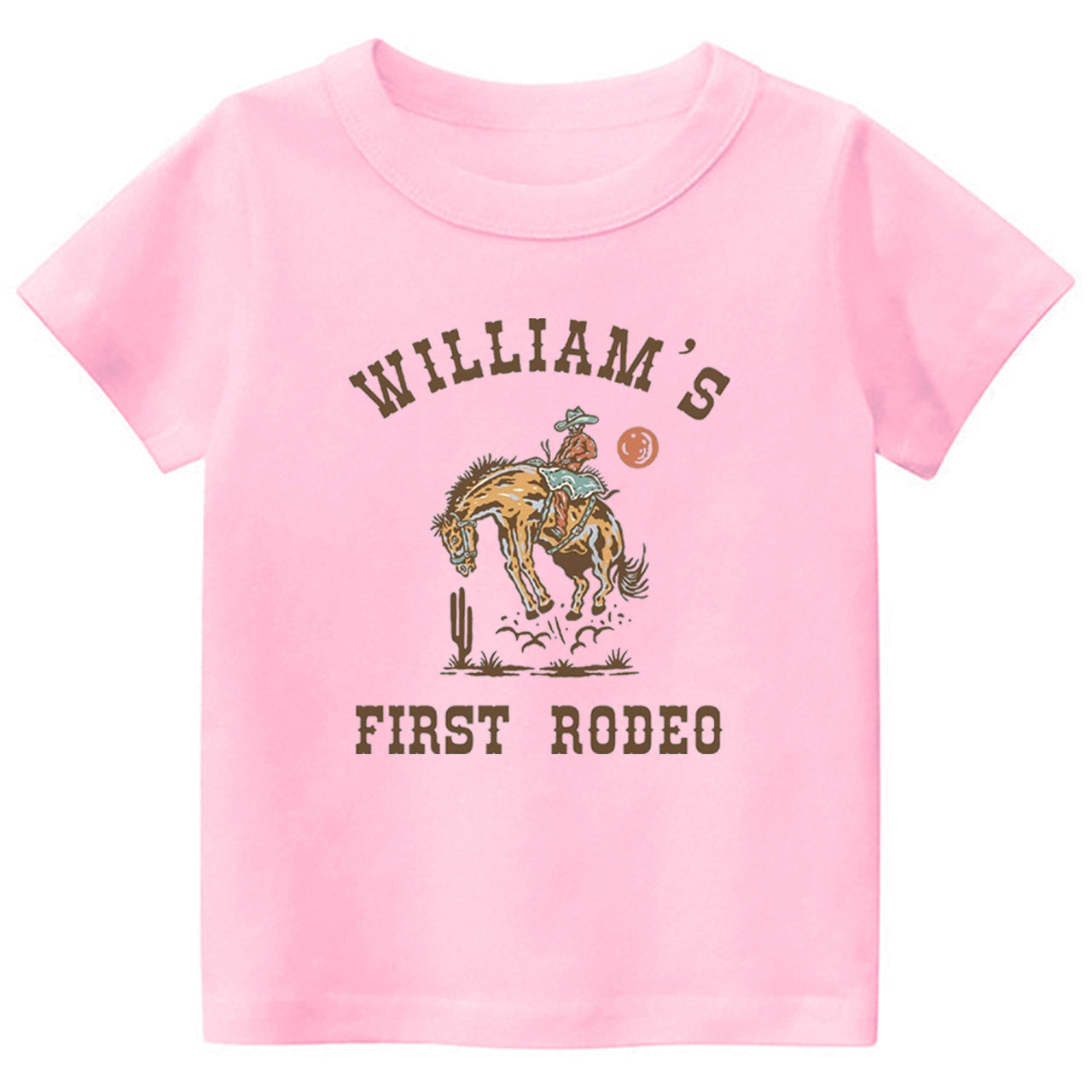 Customized My First Rodeo Kids T-shirt