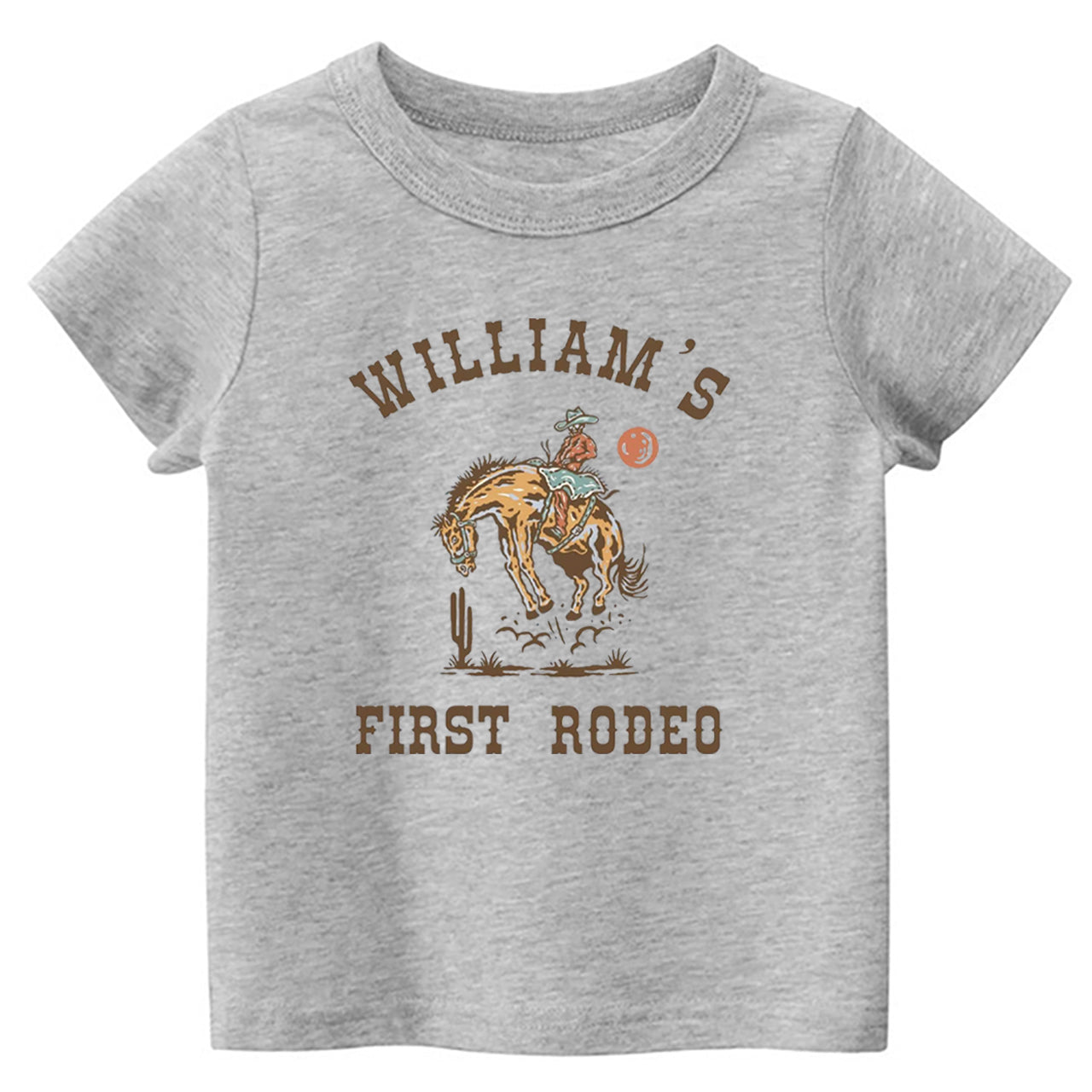 Customized My First Rodeo Kids T-shirt