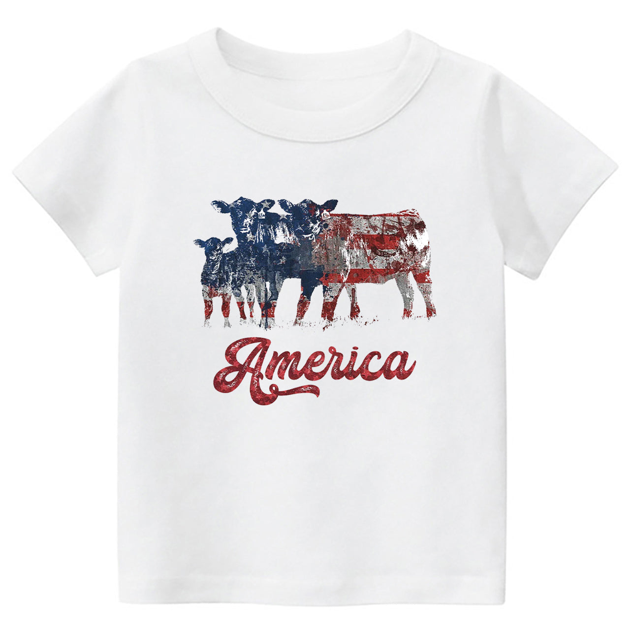 America 4th Of July Memorial Day Kids T-shirt