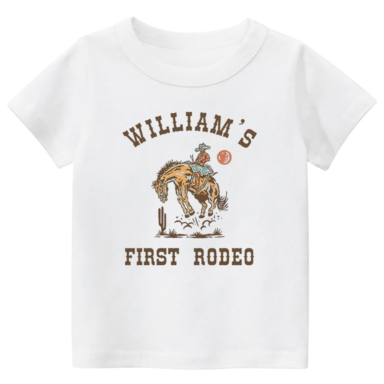 Customized My First Rodeo Kids T-shirt