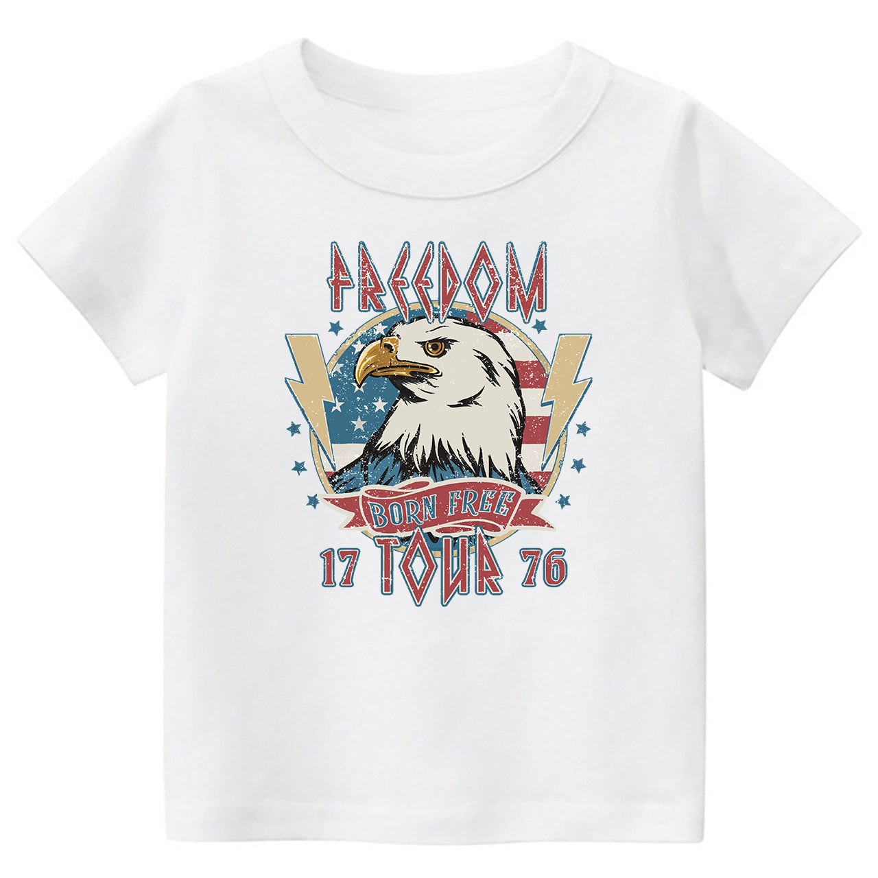 Freedom Born Free 1776 Tour Kids T-shirt