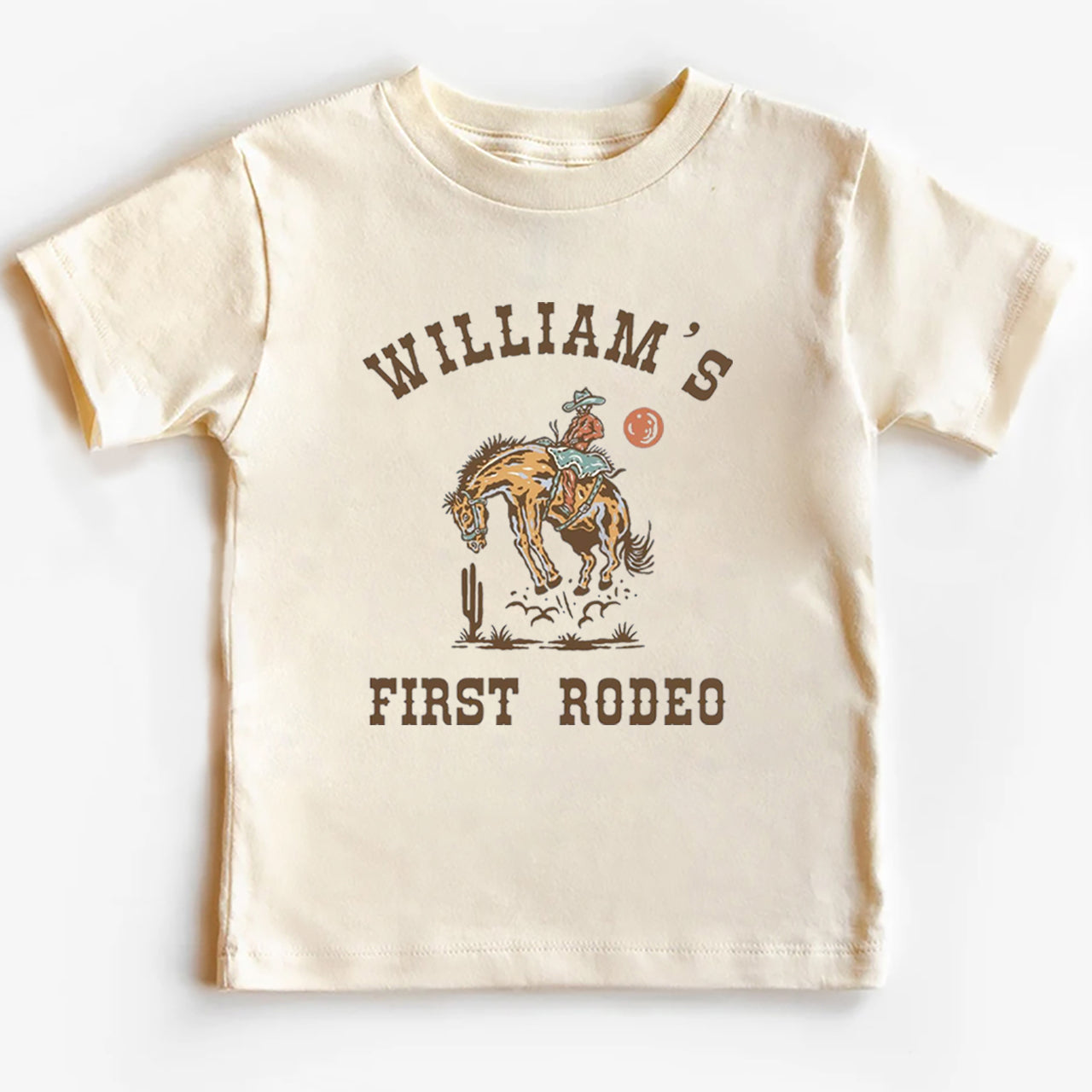 Customized My First Rodeo Kids T-shirt