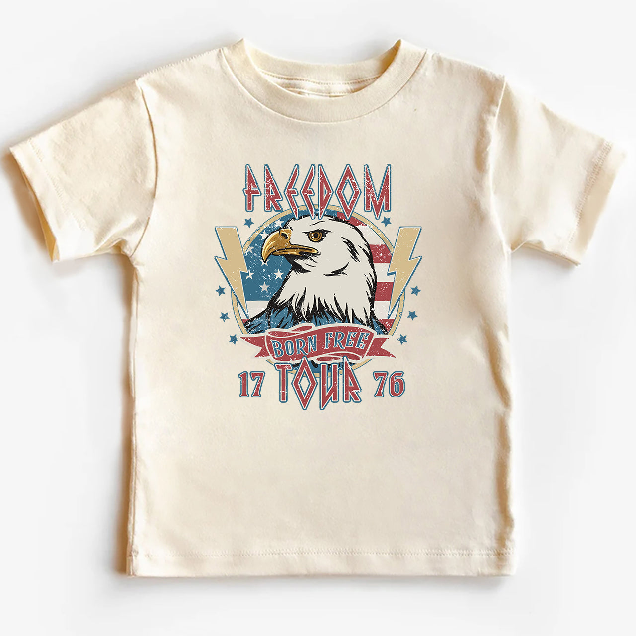 Freedom Born Free 1776 Tour Kids T-shirt