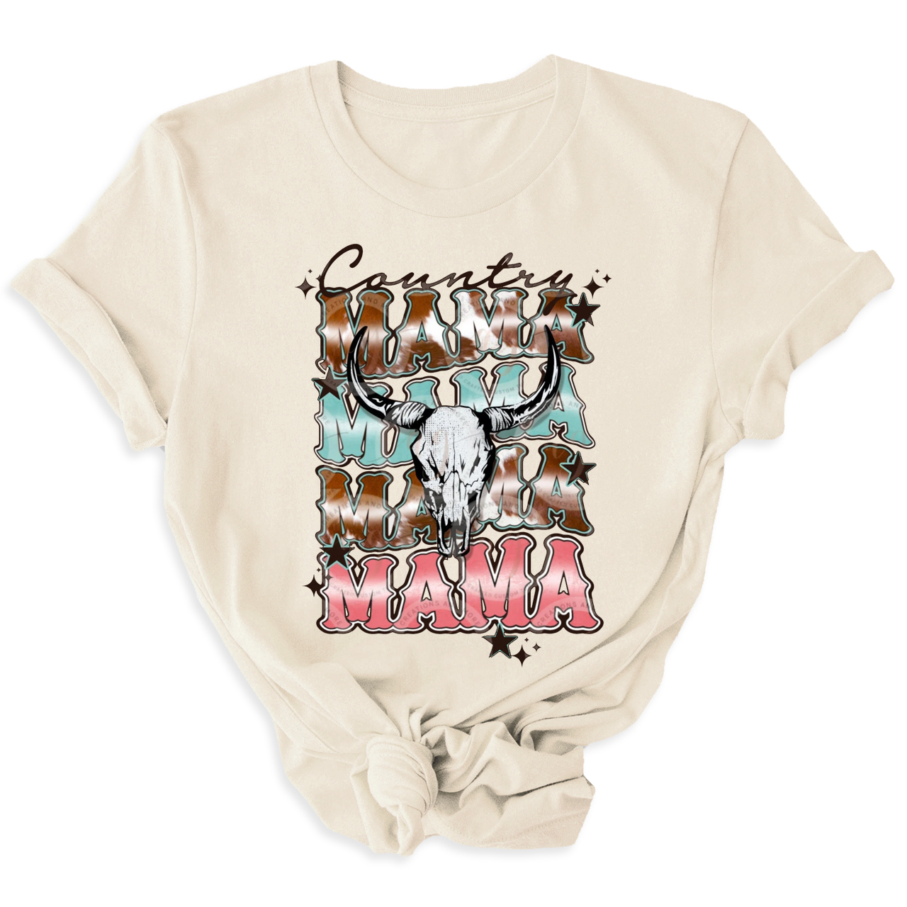 Western Country Mama Cowgirl T-shirt