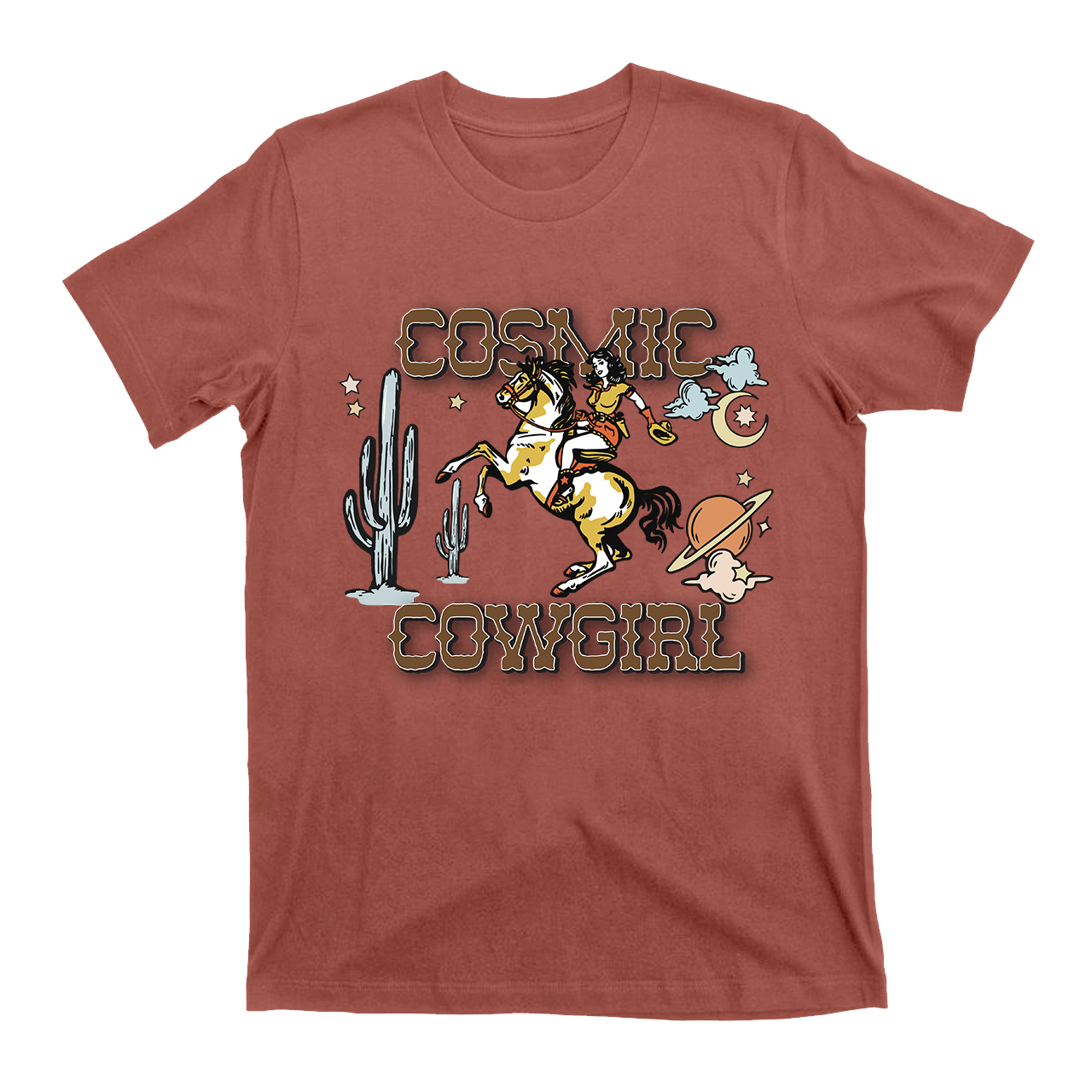 Cosmic Western Cowgirl T-Shirts