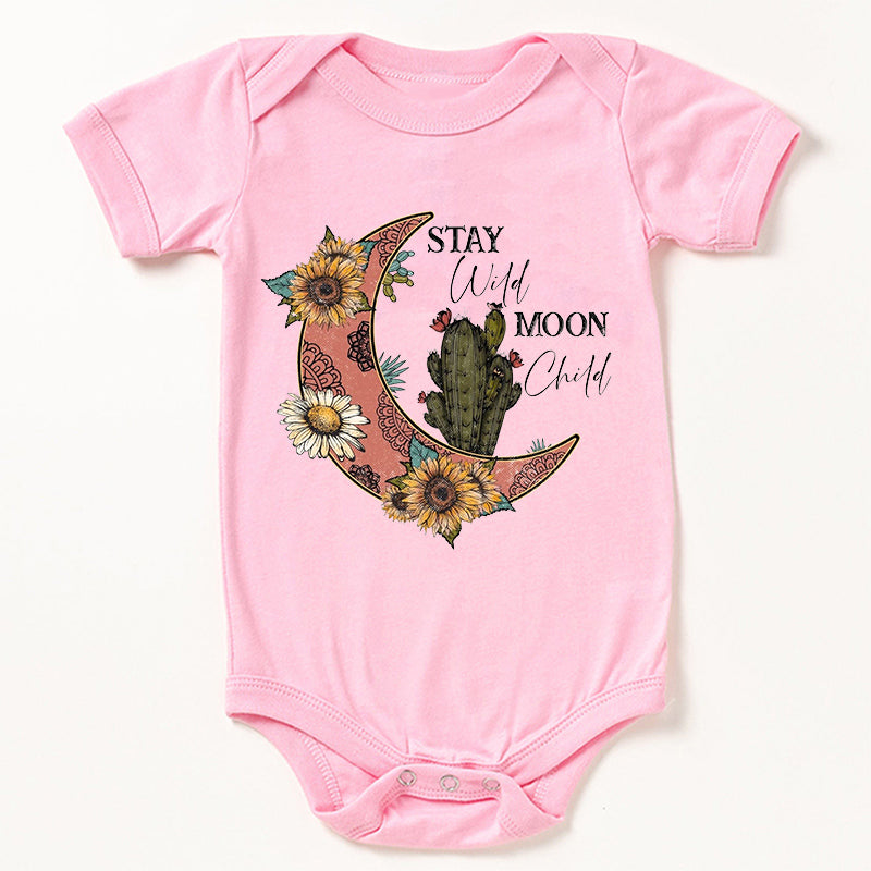 Stay Wild Moon Child Baby Bodysuit