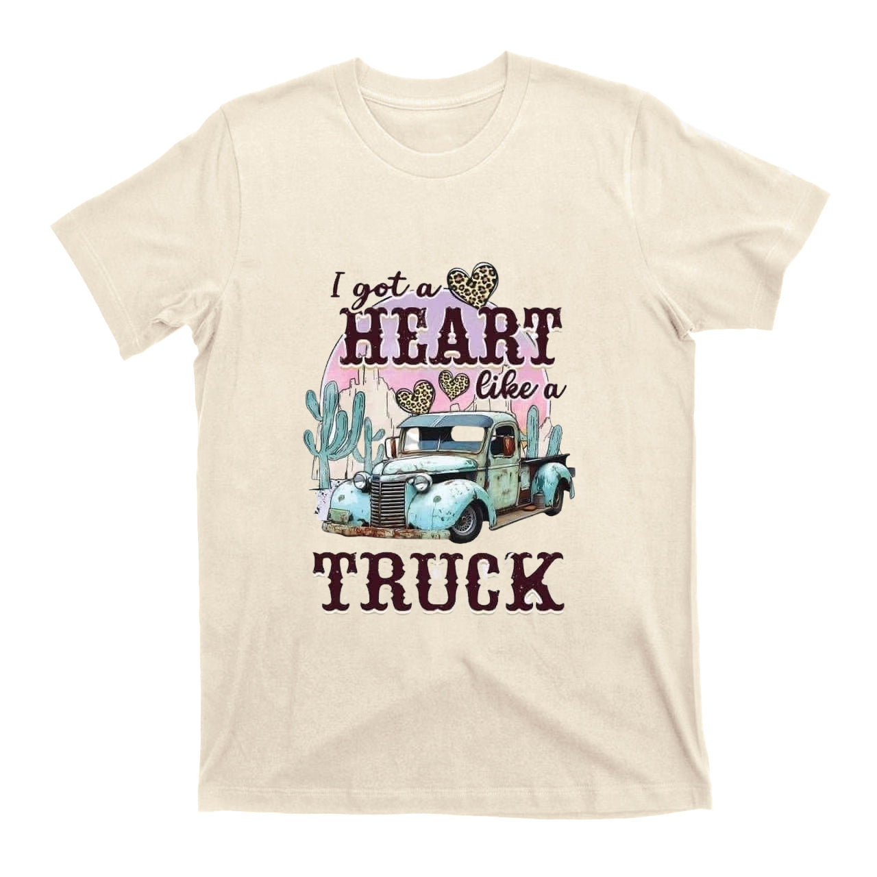 I Got A Heart Like A Truck Western Cowboy T-shirts