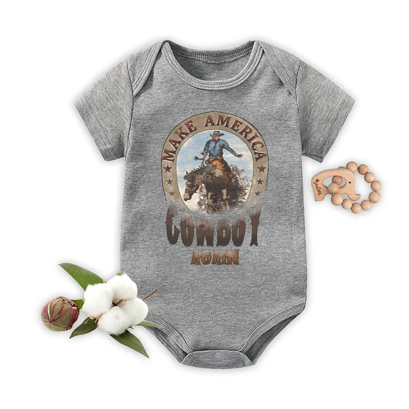 Make America Cowboy Again Baby Bodysuit