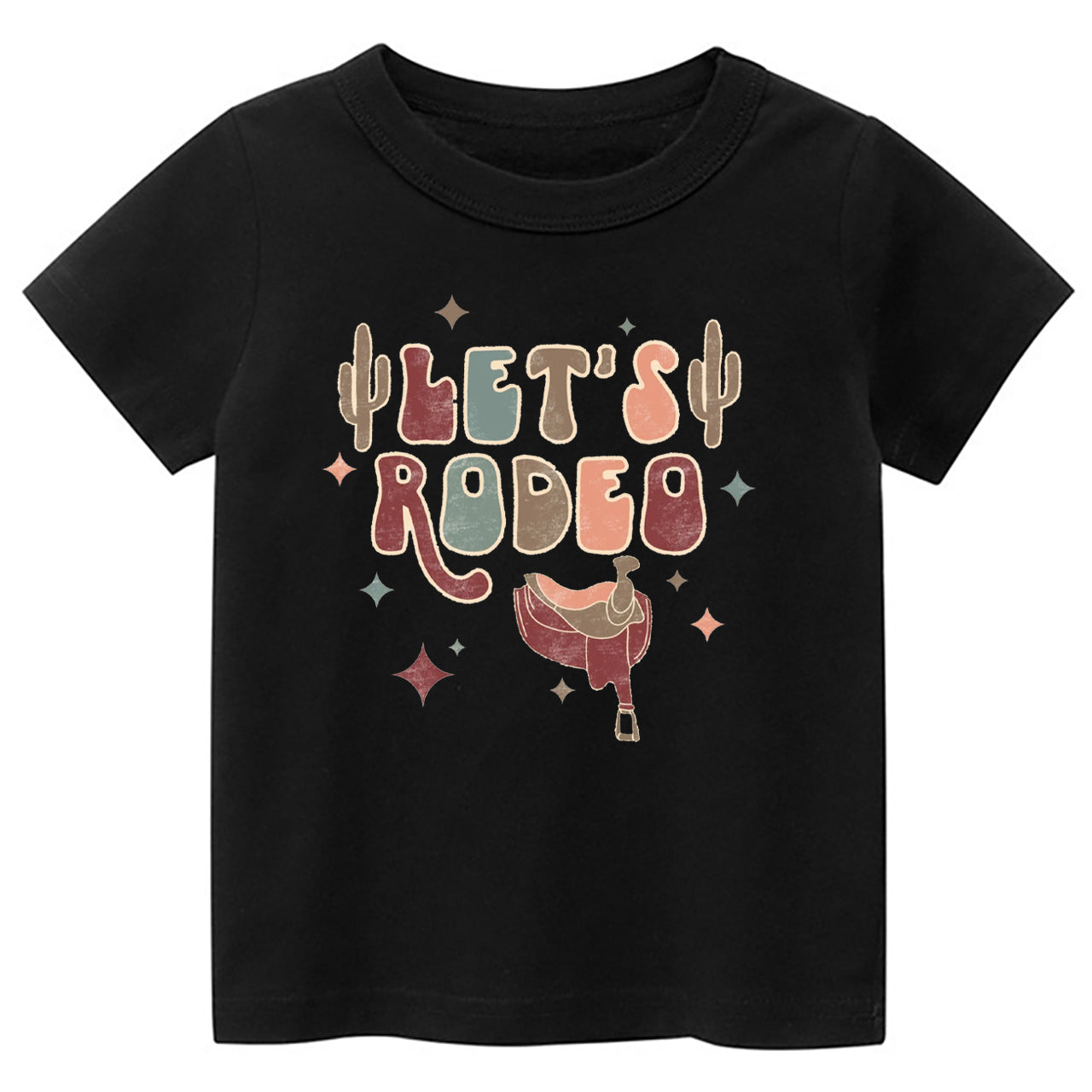 Lets Rodeo Funny Cowboy Kids T-shirt