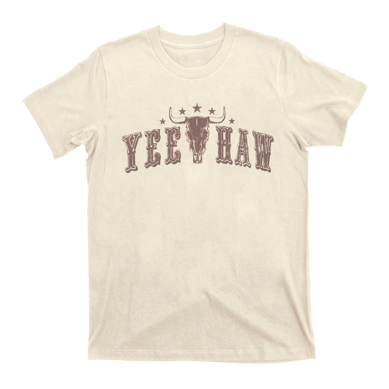 Yee-Haw Cowboy Retro Cow Skull T-Shirts